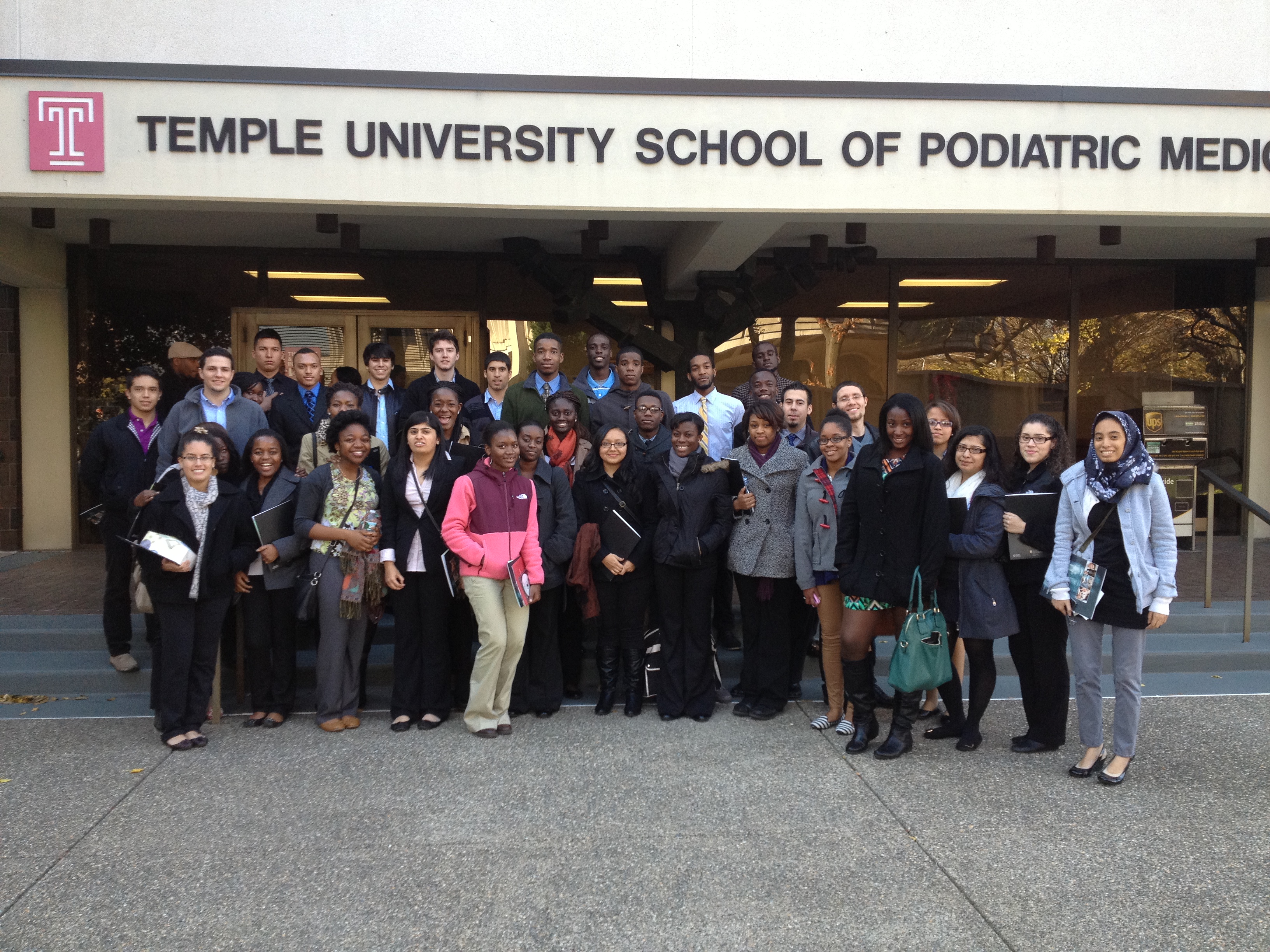 ODASIS Organic Chemistry students took a trip to Temple University's School of Podiatric Medicine